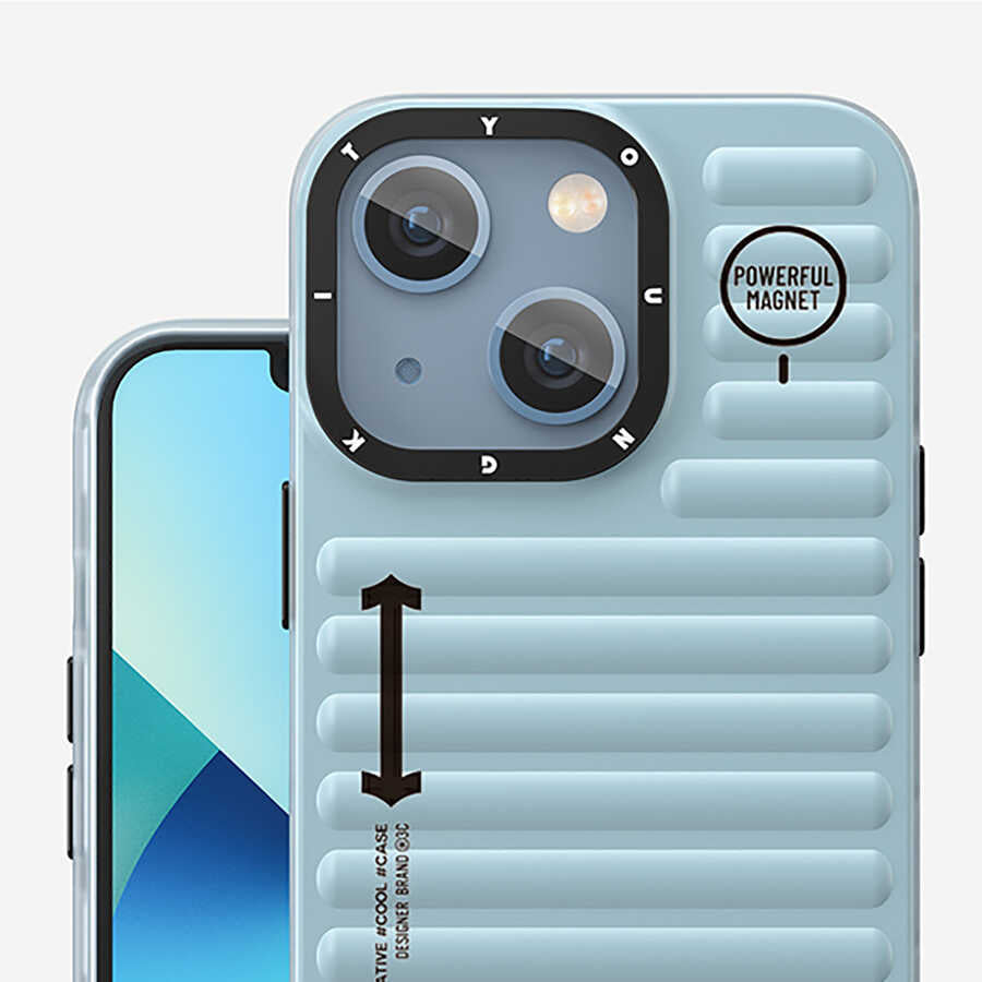iPhone 13 Kılıf YoungKit Plain Coloured Serisi Kılıf Yeşil