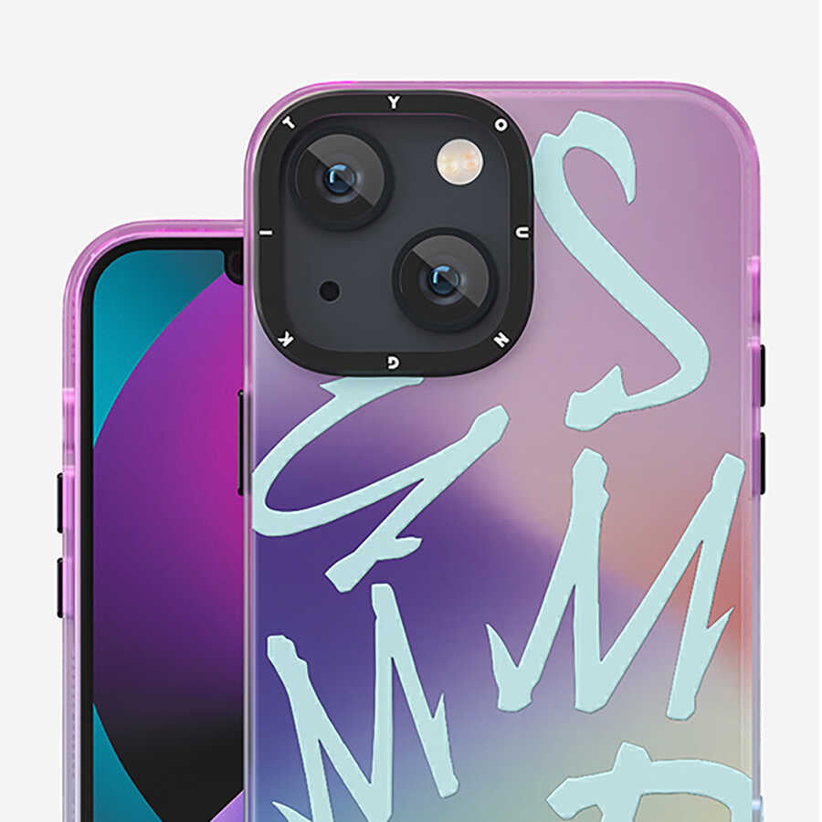 iPhone 13 Kılıf YoungKit Summer Serisi Kılıf Mor