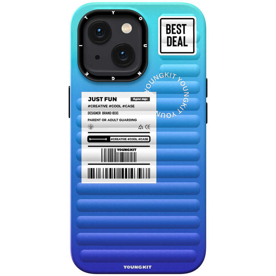 iPhone 13 Kılıf YoungKit The Secret Color Serisi Kılıf Turuncu