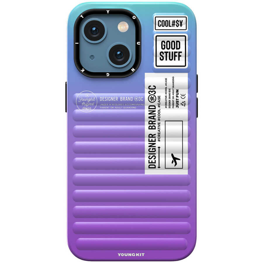 iPhone 13 Kılıf YoungKit The Secret Color Serisi Kılıf Turuncu