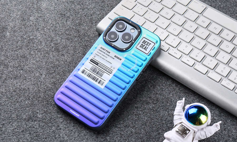 iPhone 13 Kılıf YoungKit The Secret Color Serisi Kılıf Mavi