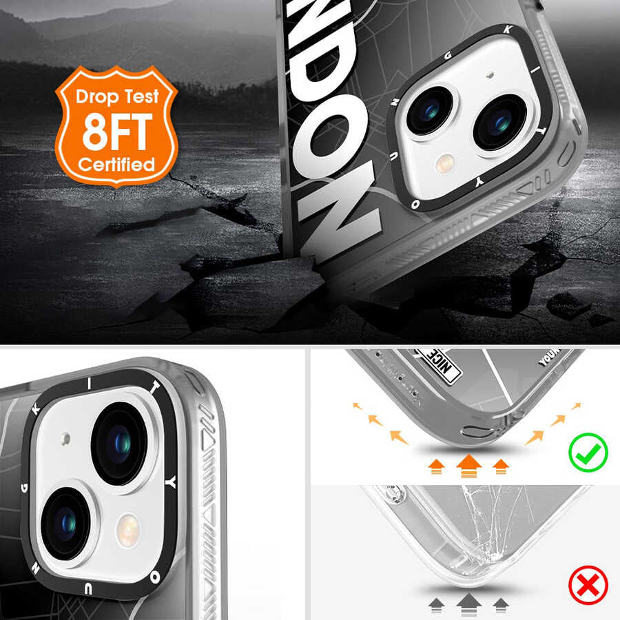 iPhone 13 Kılıf YoungKit World Trip Serisi Kılıf Paris