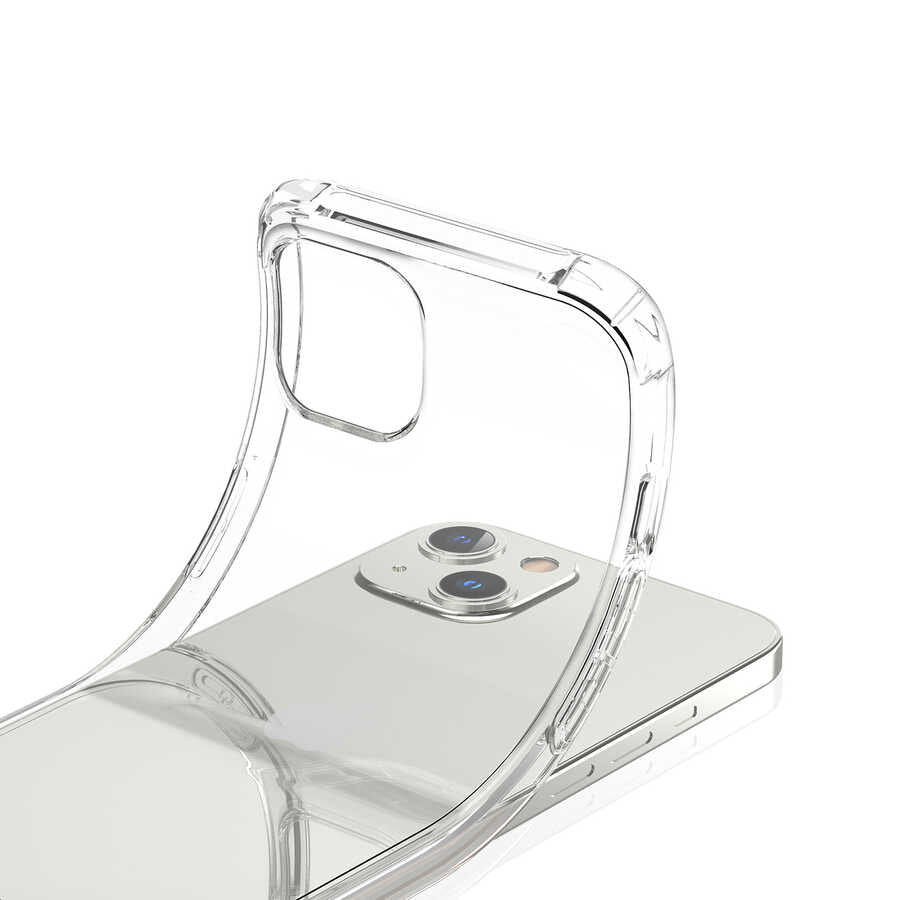 iPhone 13 Mini Kılıf Kajsa Transparent Kılıf Renksiz