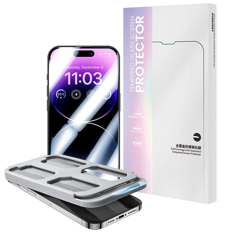 Apple iPhone 13 Pro Benks V Pro Ultra Shield 0.3mm Ekran Koruyucu + Kolay Uygulama Aparatlı Şeffaf