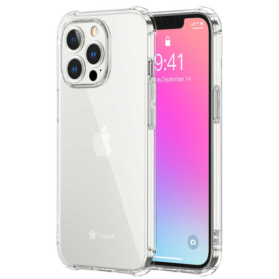 iPhone 13 Pro Kılıf Kajsa Transparent Kılıf Renksiz