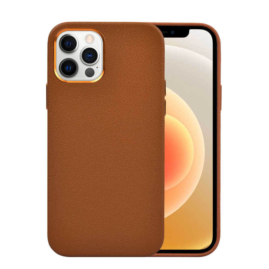 iPhone 13 Pro Kılıf Wiwu Calfskin Kılıf Siyah