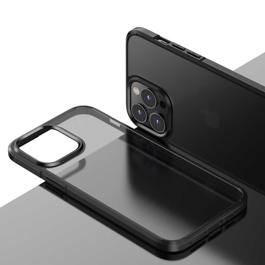 iPhone 13 Pro Kılıf Wlons H-Bom Kılıf Renksiz