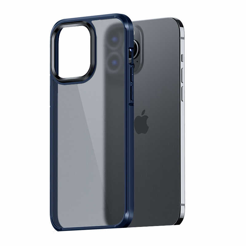 iPhone 13 Pro Kılıf Wlons H-Bom Kılıf Lacivert