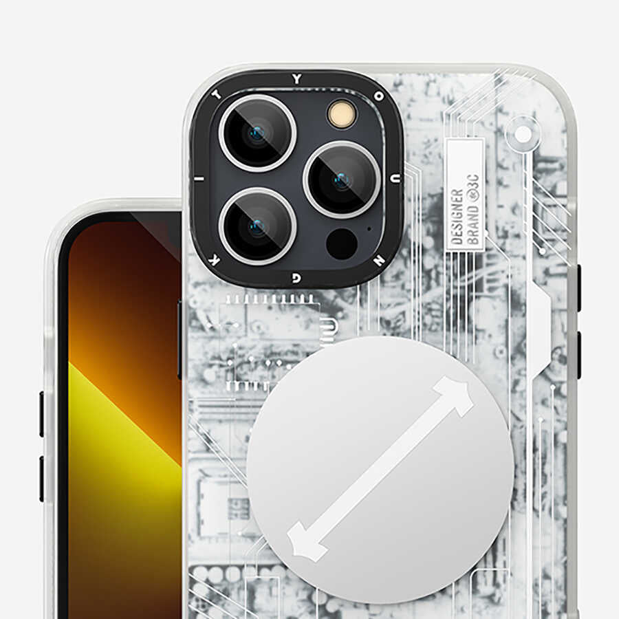 iPhone 13 Pro Kılıf YoungKit Technology Serisi Kılıf Mavi