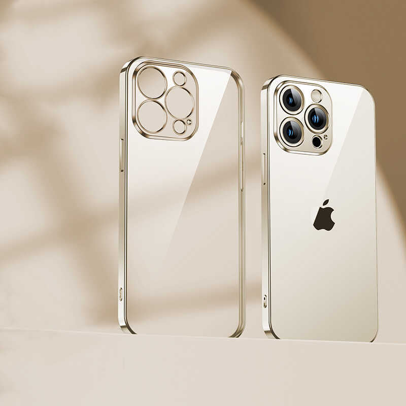 iPhone 13 Pro Max Benks Matte Electroplated TPU Kılıf Gold