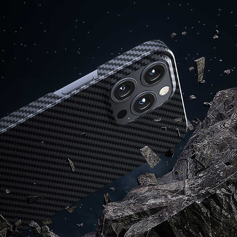 iPhone 13 Pro Max Kılıf Benks Aramid Fiber Kılıf Siyah
