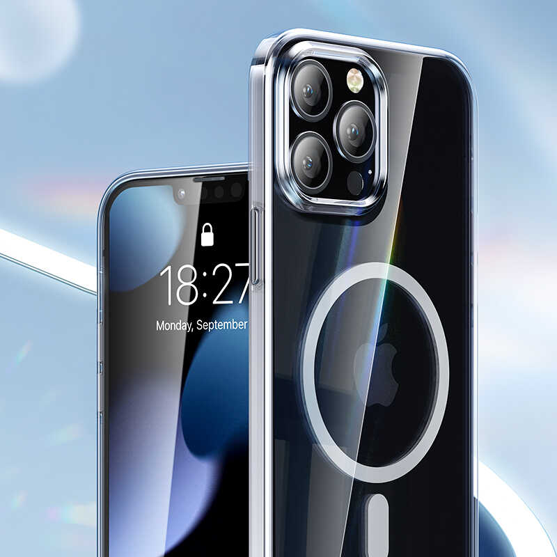 iPhone 13 Pro Max Kılıf Benks Crystal Series With Magnetic Clear Kılıf Renksiz