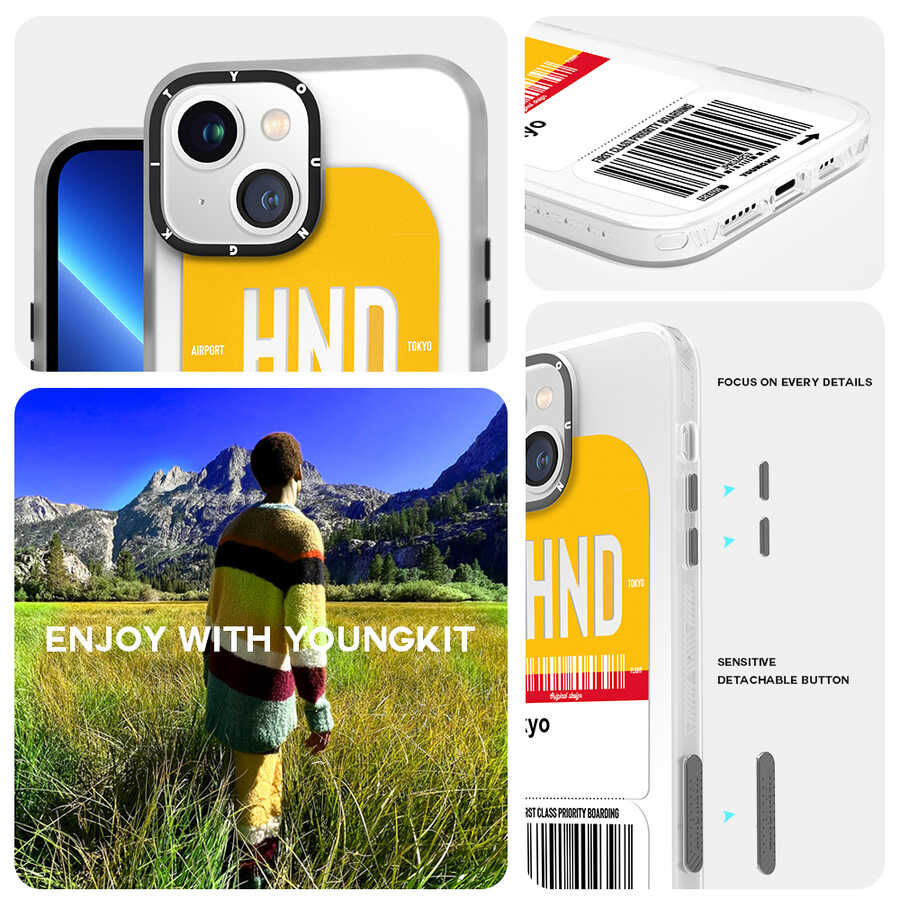 iPhone 13 Kılıf YoungKit Any Time Trip Serisi Kılıf CL027 Paris