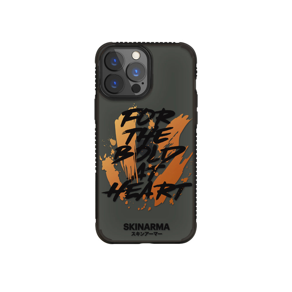 iPhone 13 Pro Max Kılıf SkinArma Desenli Airbag Tasarımlı Hansha Kılıf Füme