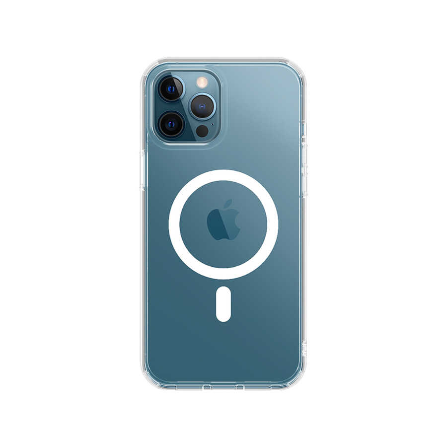 iPhone 13 Pro Max Kılıf Wiwu Magnetic Crystal Kılıf Renksiz