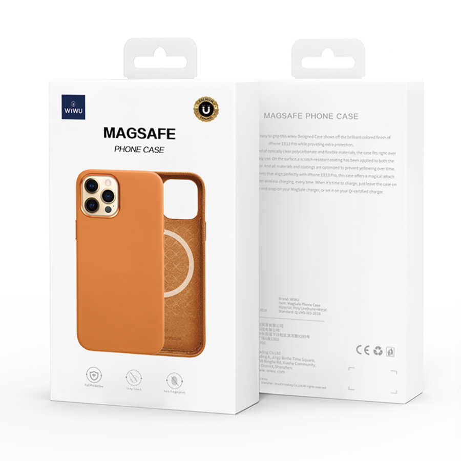 iPhone 13 Pro Max Kılıf Wiwu Magsafe Magnetic Kılıf Siyah