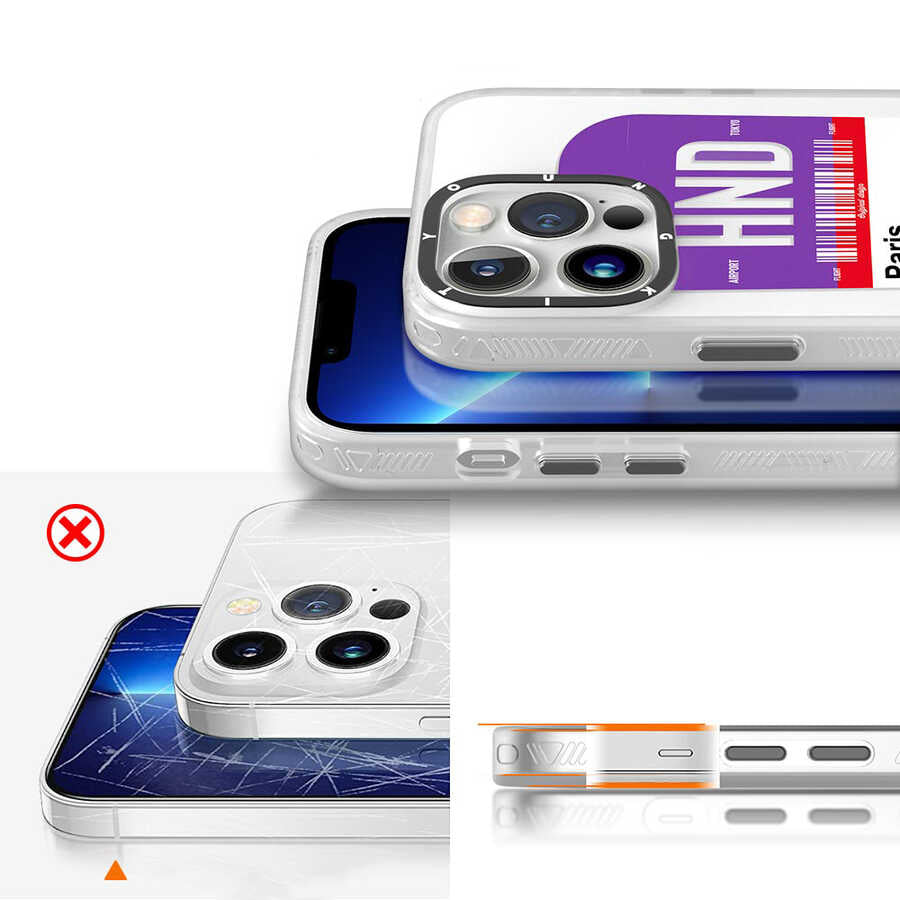 iPhone 13 Pro Max Kılıf YoungKit Any Time Trip Serisi Kılıf CL028 Shangai