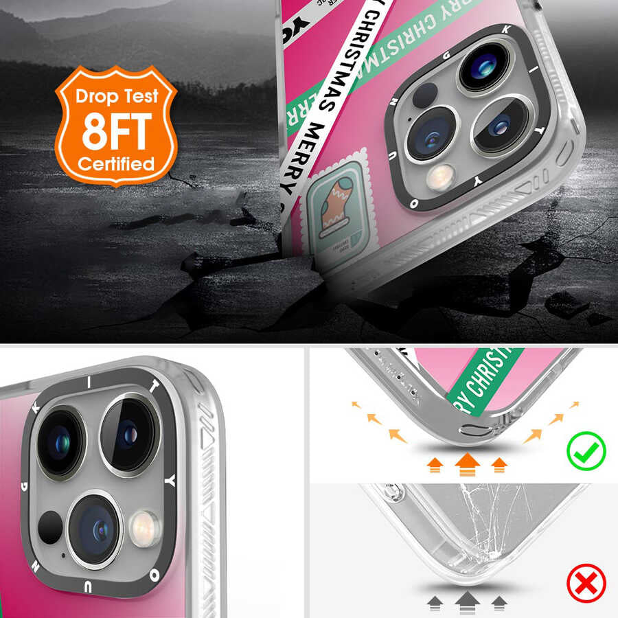 iPhone 13 Pro Max Kılıf YoungKit Holiday Serisi Kılıf Beyaz