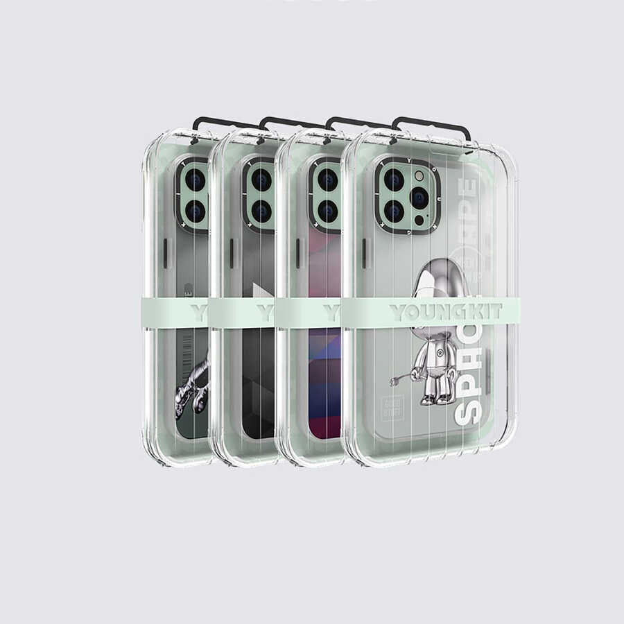 iPhone 13 Pro Max Kılıf YoungKit Klasik Serisi Kılıf CL004 Triangle