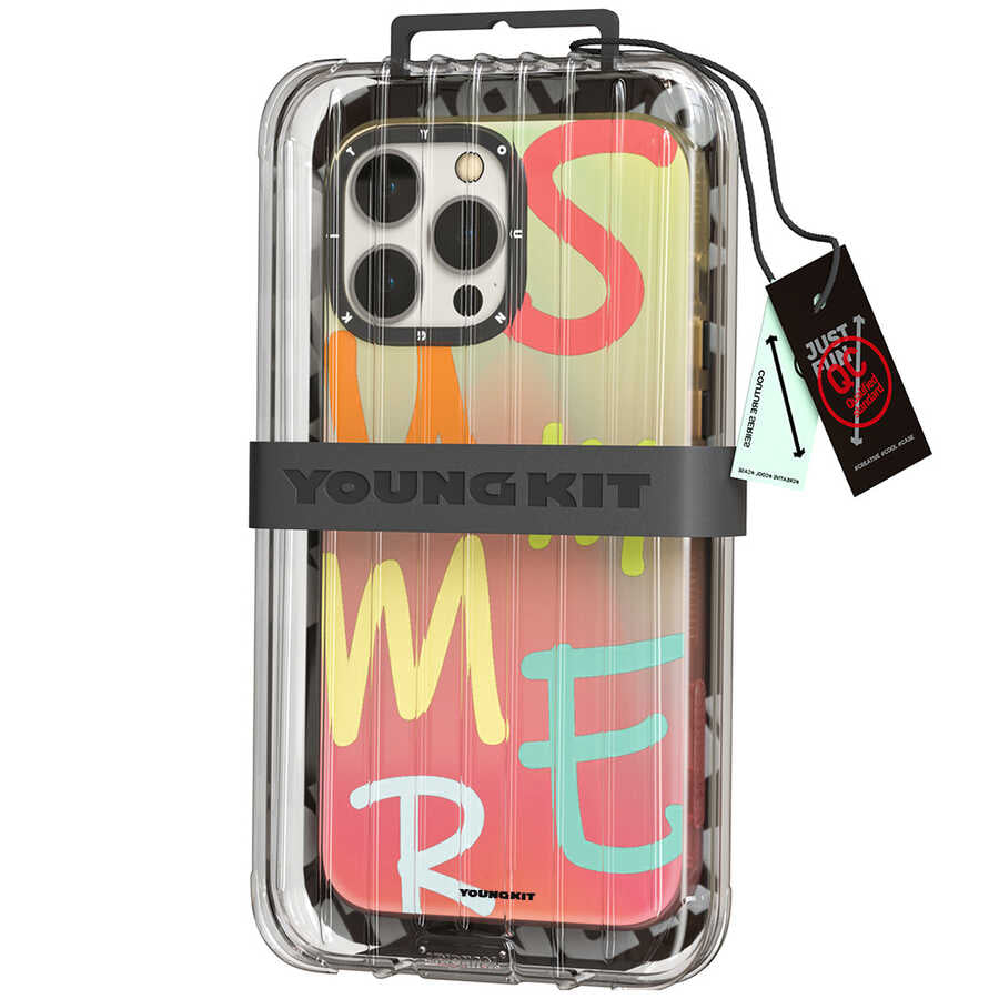 iPhone 13 Pro Max Kılıf YoungKit Summer Serisi Kılıf Yeşil