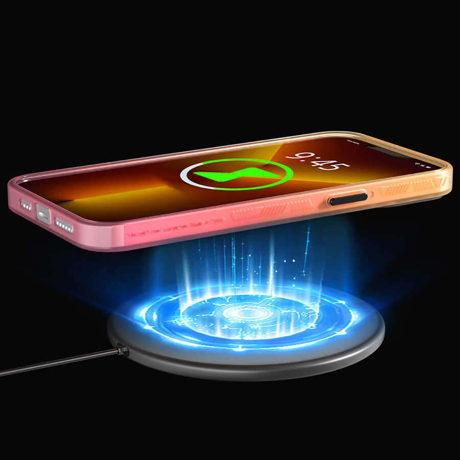 iPhone 13 Pro Max Kılıf YoungKit Summer Serisi Kılıf Turuncu