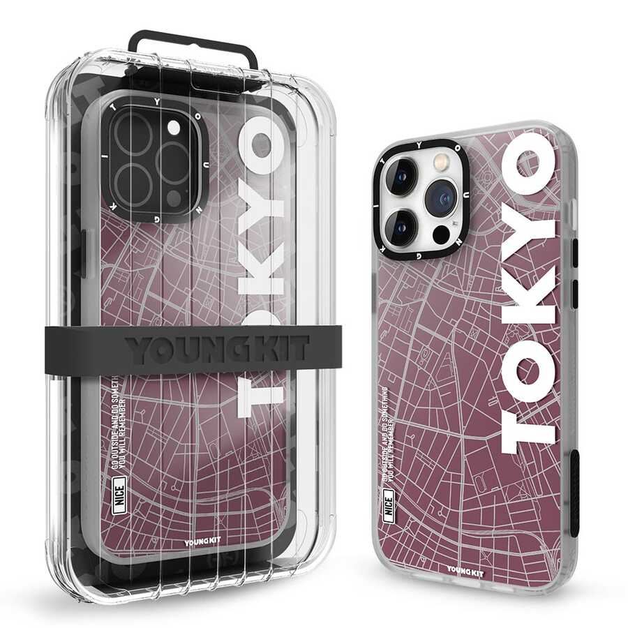 iPhone 13 Pro Max Kılıf YoungKit World Trip Serisi Kılıf Tokyo