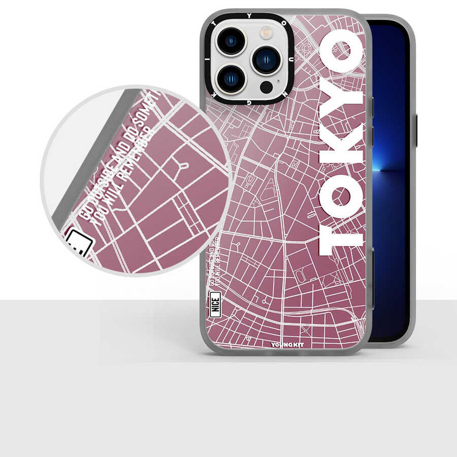 iPhone 13 Pro Max Kılıf YoungKit World Trip Serisi Kılıf Paris