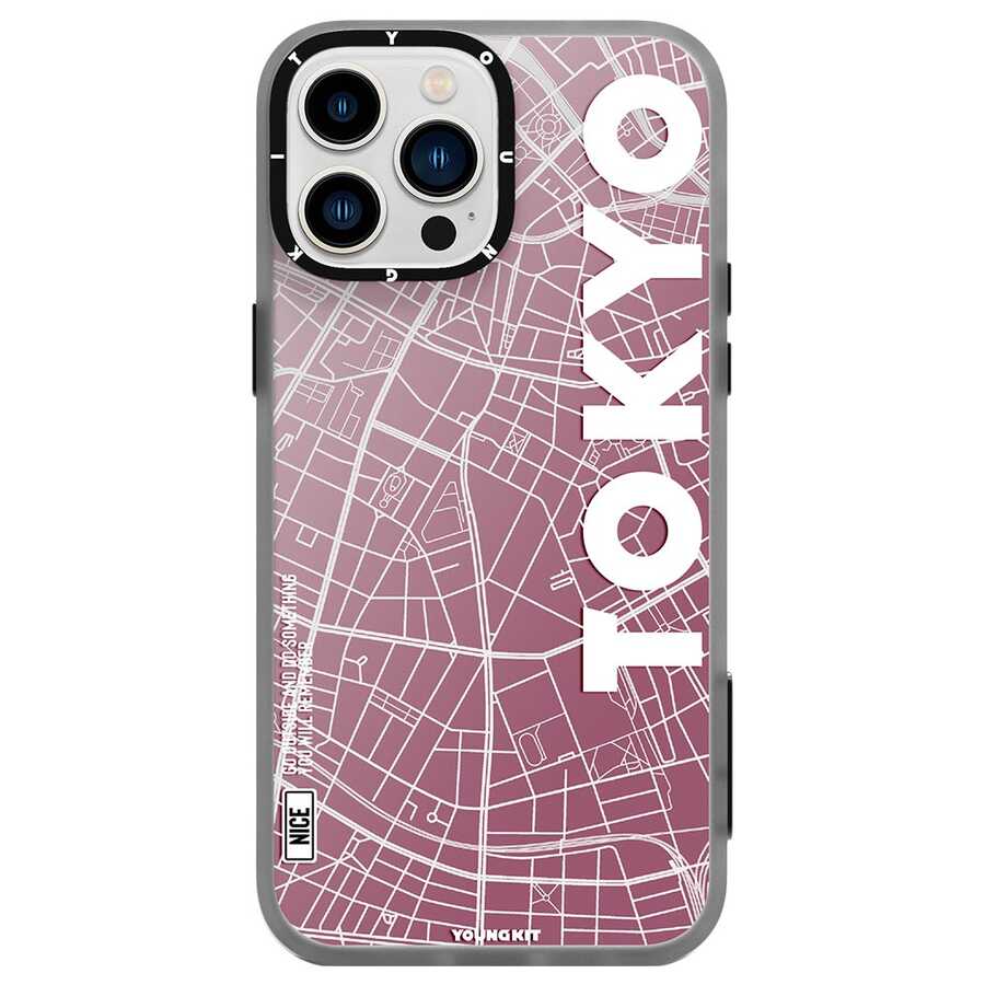 iPhone 13 Pro Max Kılıf YoungKit World Trip Serisi Kılıf Tokyo