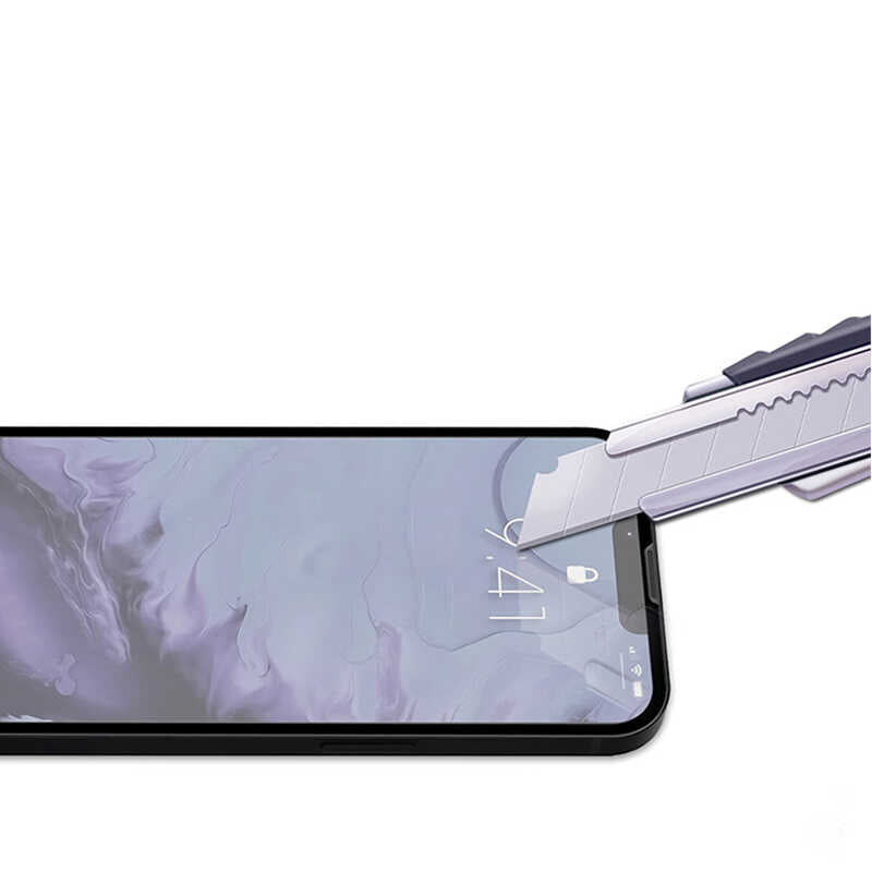 iPhone 13 Pro Wiwu Easy İnstall iVista Super Hardness Ekran Koruyucu Siyah
