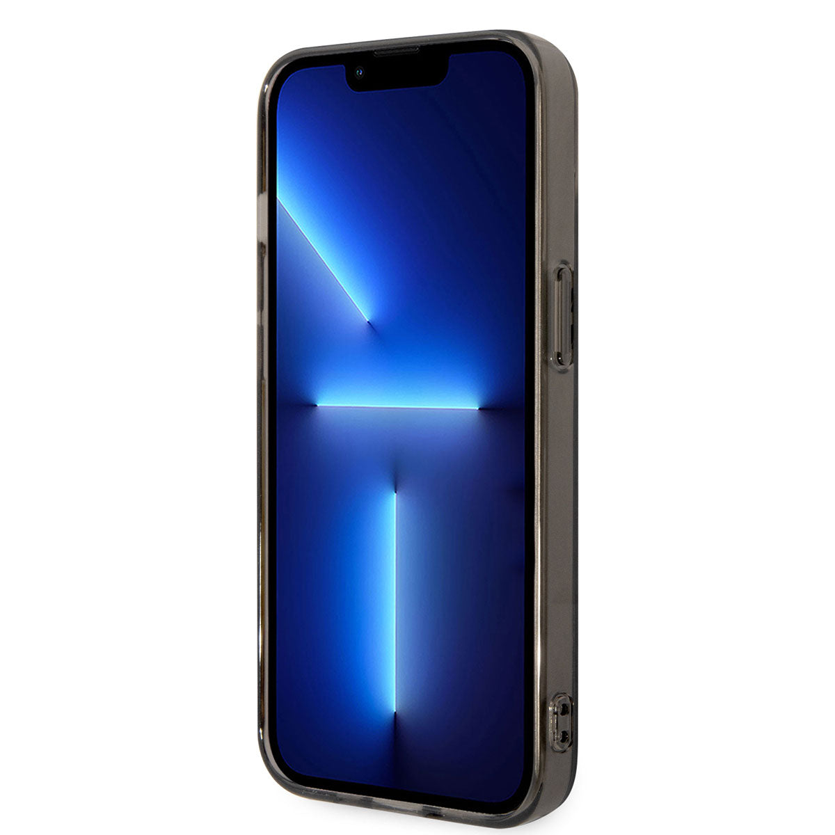 iPhone 14 Kılıf AMG Frosted Buzlu PC Karbon Dizayn Kılıf Siyah