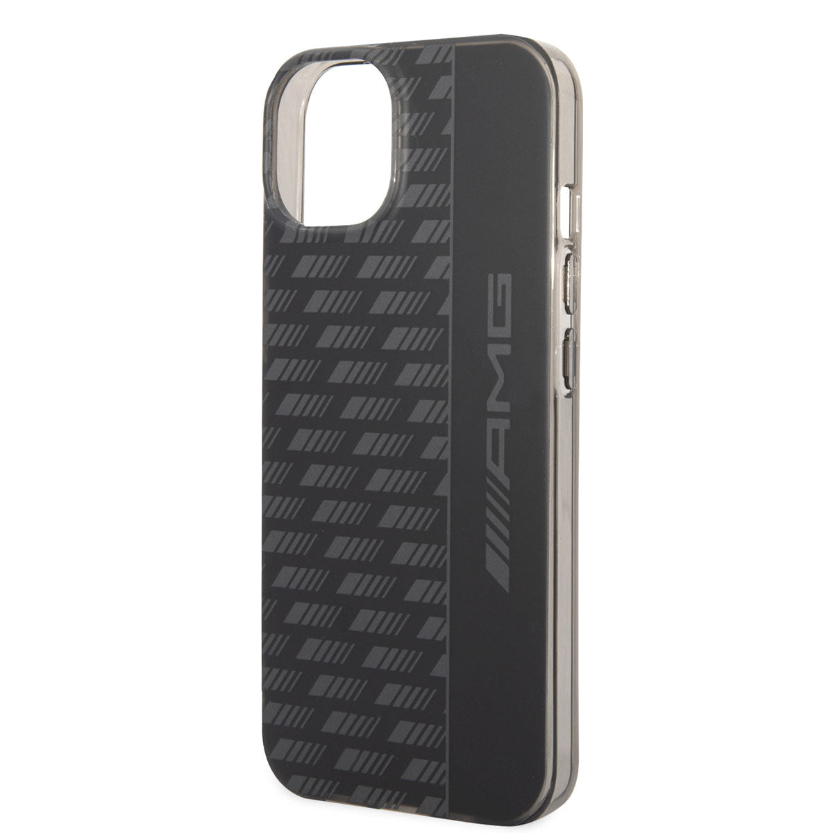 iPhone 14 Kılıf AMG Frosted Buzlu PC Karbon Dizayn Kılıf Siyah