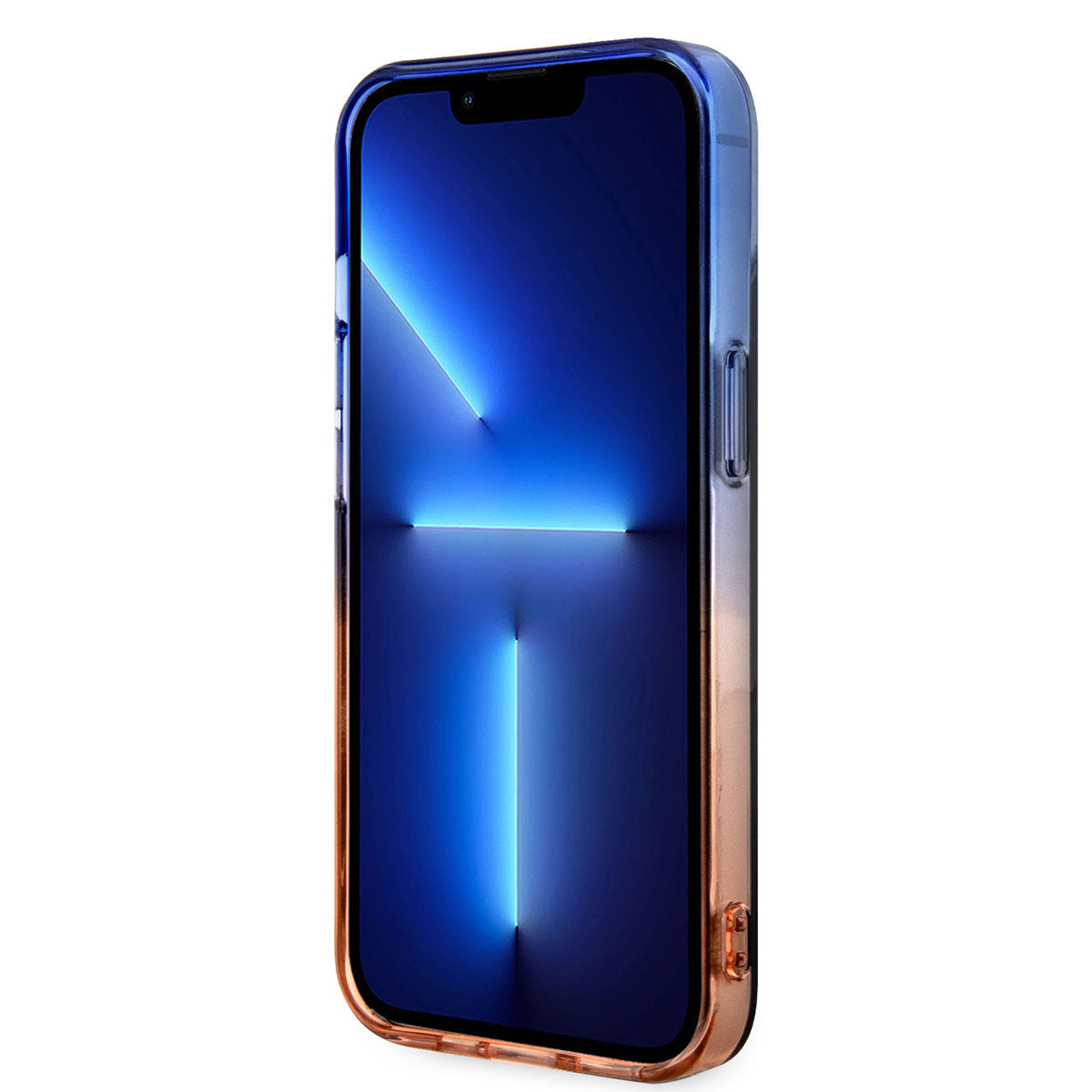 iPhone 14 Kılıf BMW Magsafe Şarj Özellikli Transparan Renk Geçişli Dizayn Kılıf Gri