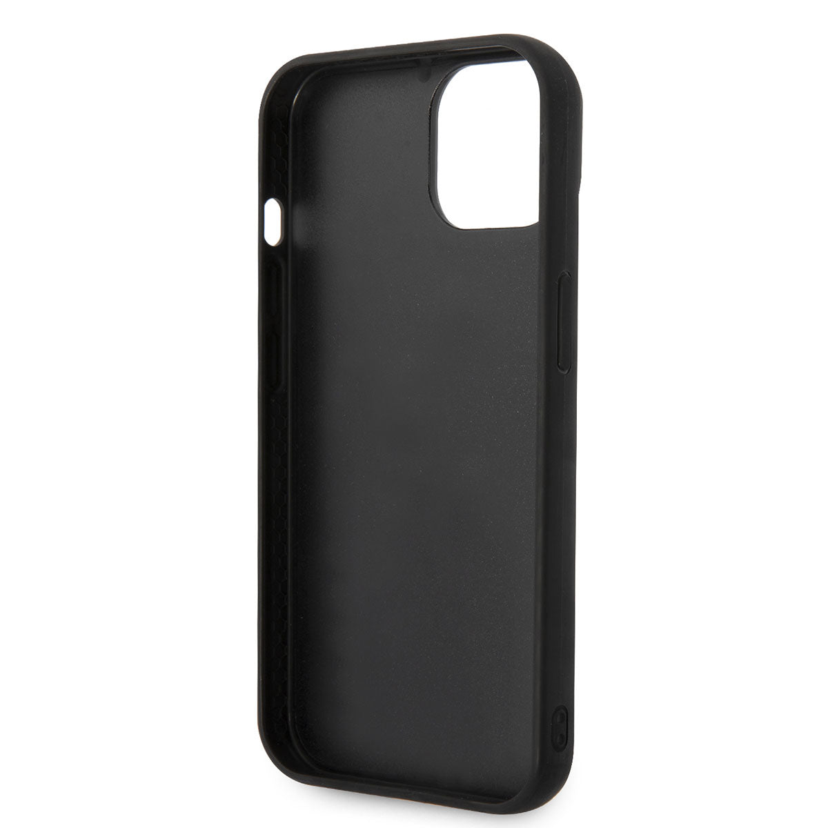 iPhone 14 Kılıf Karl Lagerfeld Nylon Puffy Airbag Karl Dizayn Kılıf Siyah