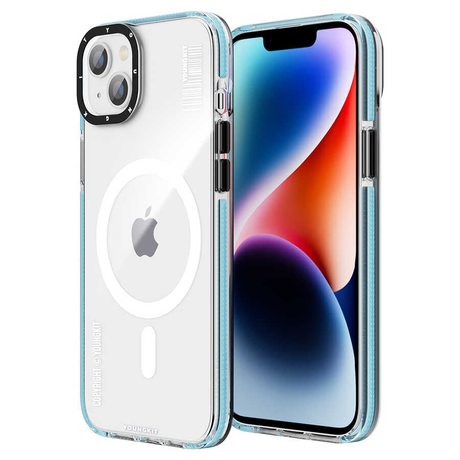 Youngkit Exquisite Serisi iPhone Kapak Siyah Mor- Product vendor