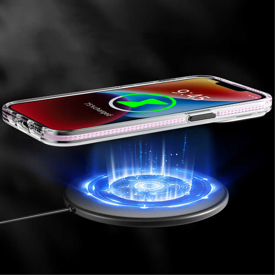 iPhone 14 Kılıf Magsafe Şarj Özellikli Youngkit Jane Sand Serisi Kılıf Derin Mor