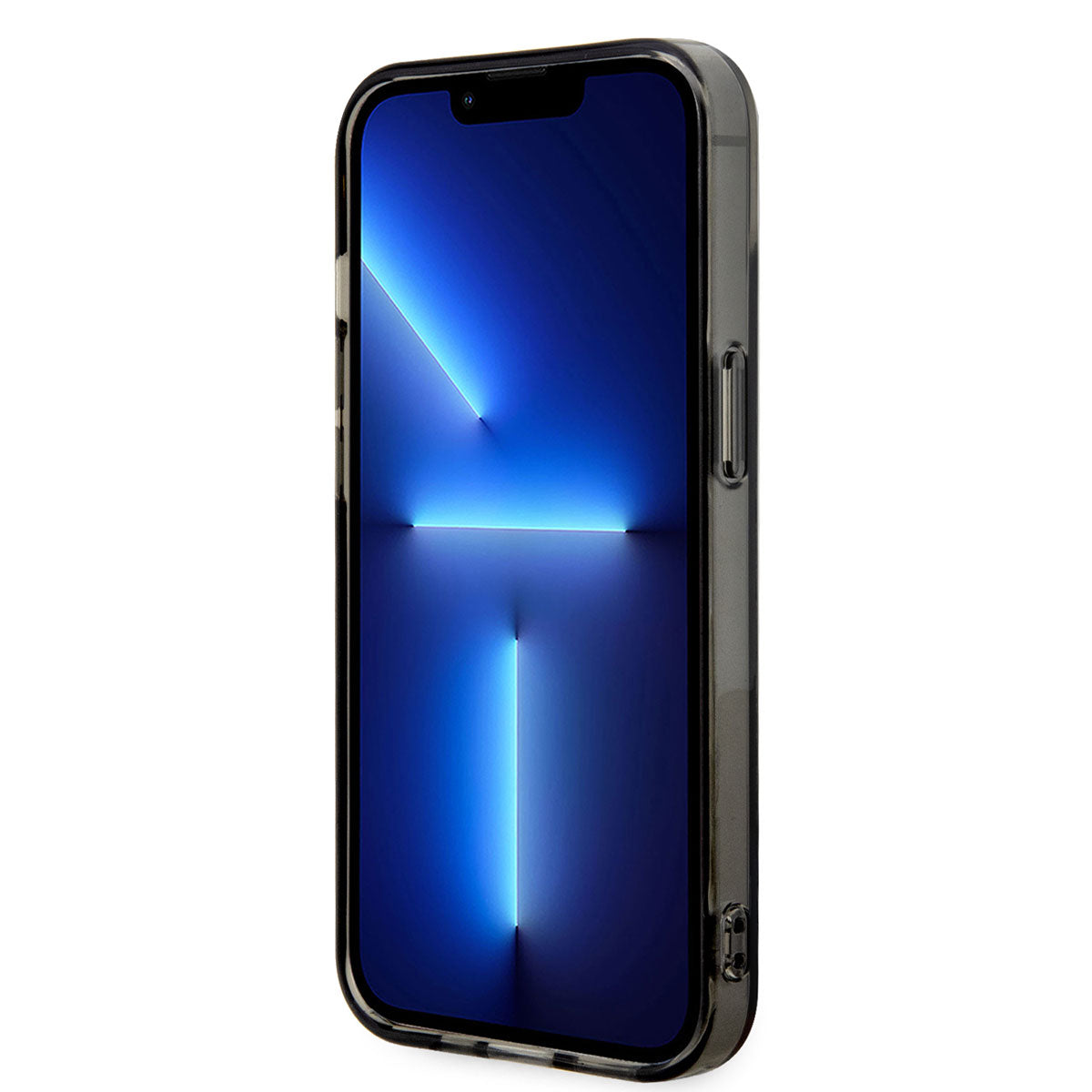 iPhone 14 Plus Kılıf BMW Magsafe Şarj Özellikli Transparan M Dizayn Kılıf Gri