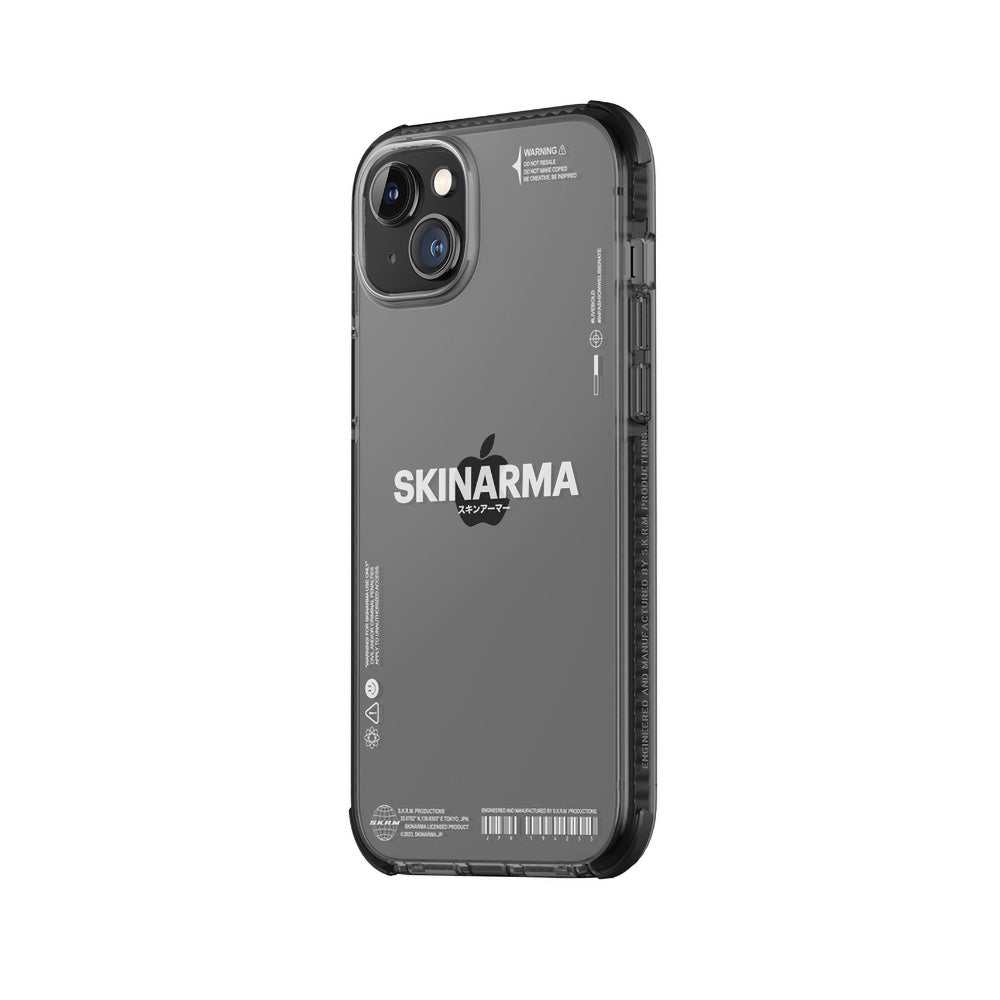 iPhone 14 Plus Kılıf SkinArma Şeffaf Airbag Tasarımlı Iro Kılıf Siyah