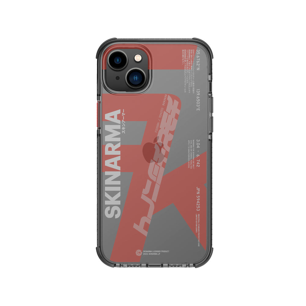 iPhone 14 Plus Kılıf SkinArma Şeffaf Airbag Tasarımlı Raku Kılıf Turuncu