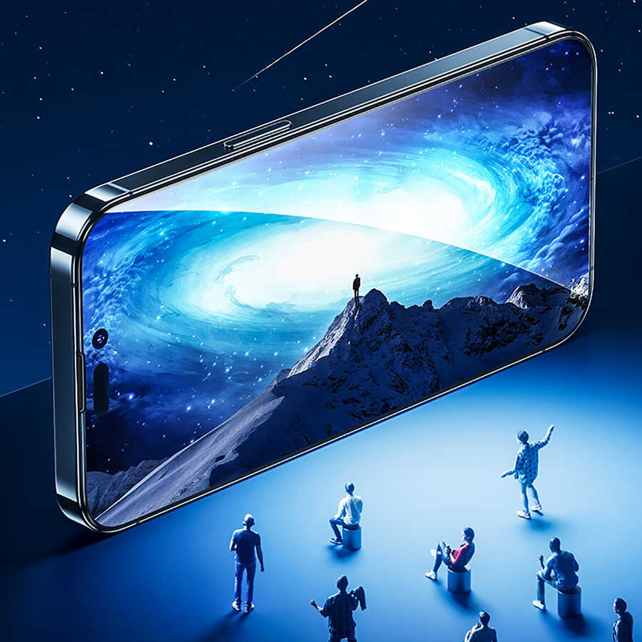 iPhone 14 Pro Benks 0.3mm V Pro Ekran Koruyucu Siyah