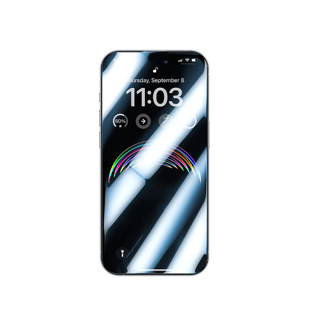 iPhone 14 Pro Benks Anti-Dust Toz Önleyici Özellikli Gaming Ekran Koruyucu Siyah