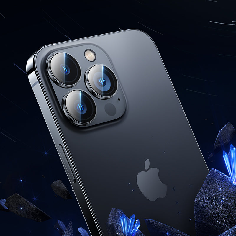 iPhone 14 Pro Benks King Kong PVD Kamera Lens Koruyucu Gümüş