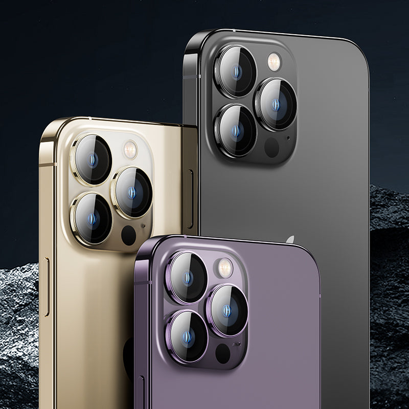 iPhone 14 Pro Benks King Kong PVD Kamera Lens Koruyucu Gümüş