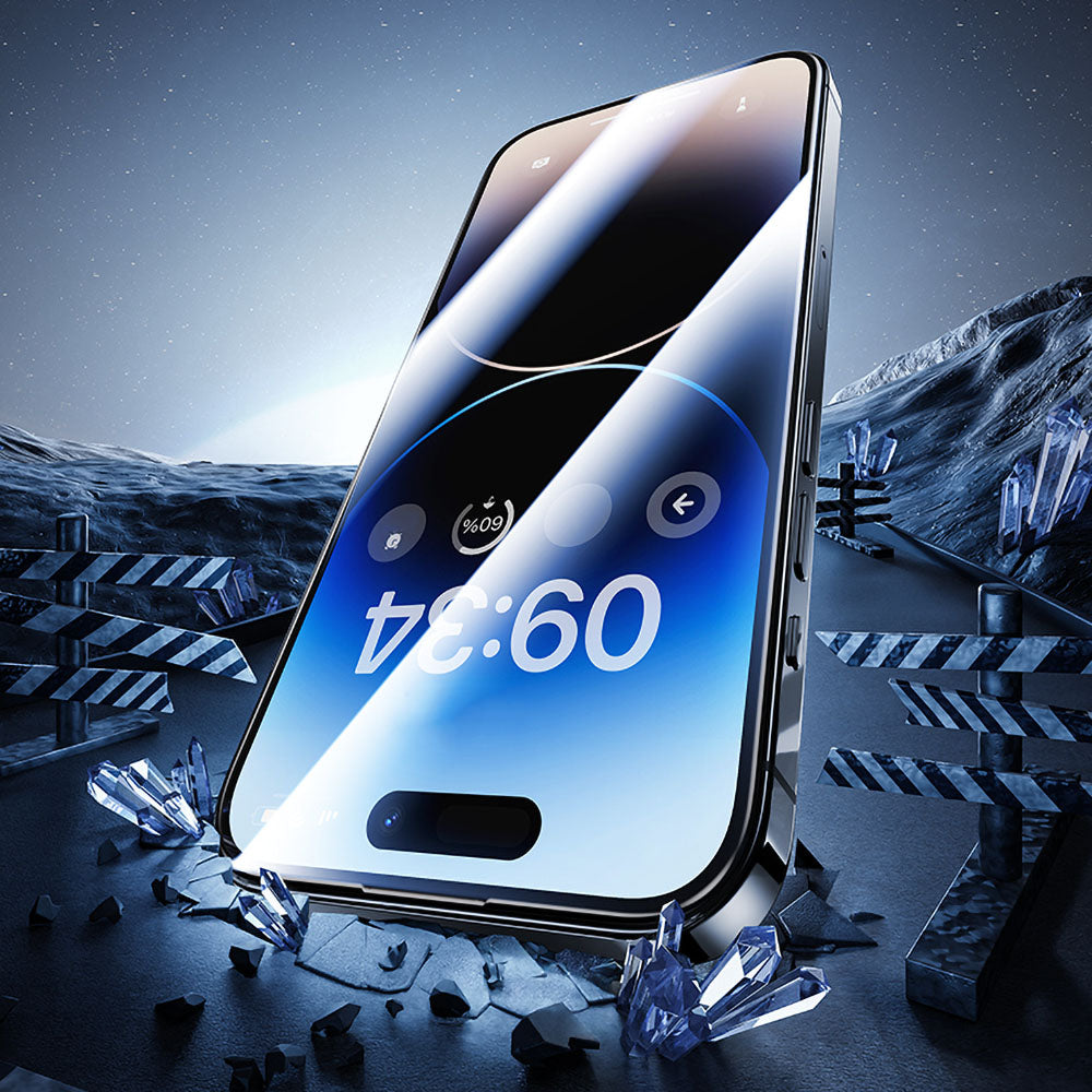iPhone 14 Pro Benks V Pro Safir Coating Ekran Koruyucu + Kolay Uygulama Aparatlı Siyah