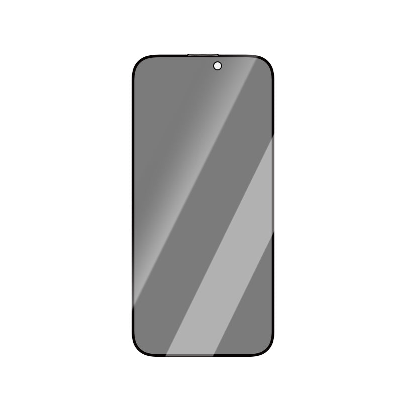 Apple iPhone 14 Pro CaseWorld HD Serisi 0.33mm Privacy Temperli Cam Ekran Koruyucu Siyah