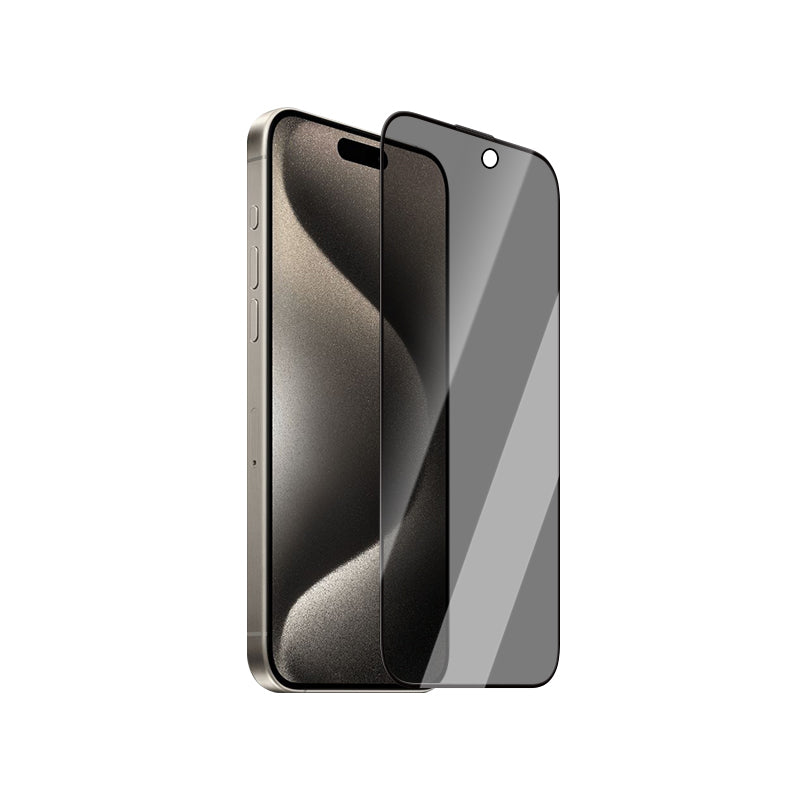 Apple iPhone 14 Pro CaseWorld HD Serisi 0.33mm Privacy Temperli Cam Ekran Koruyucu Siyah