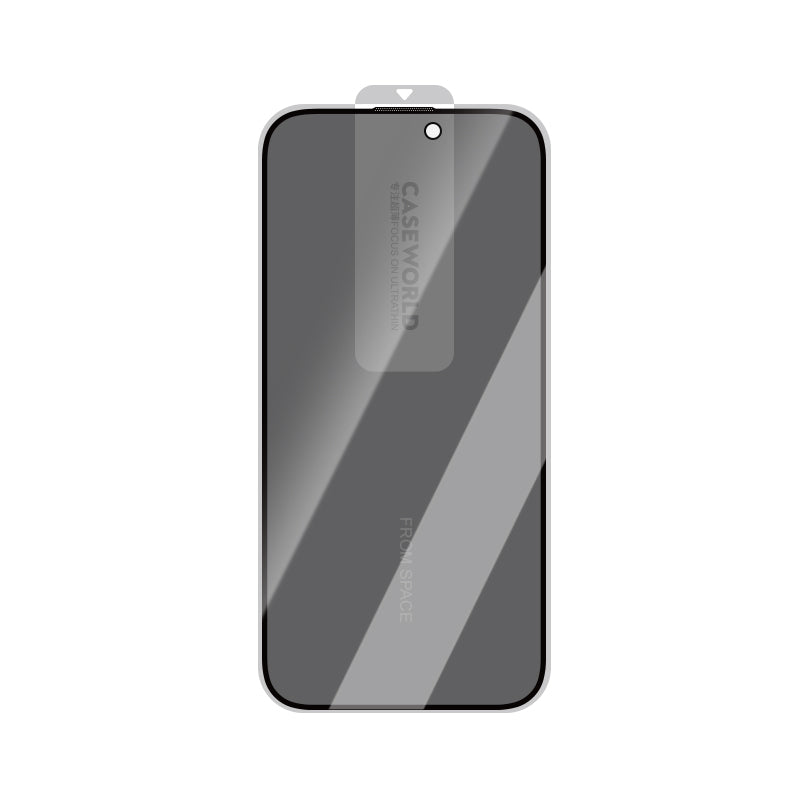Apple iPhone 14 Pro CaseWorld HD Serisi 0.33mm Privacy Temperli Cam Ekran Koruyucu Siyah