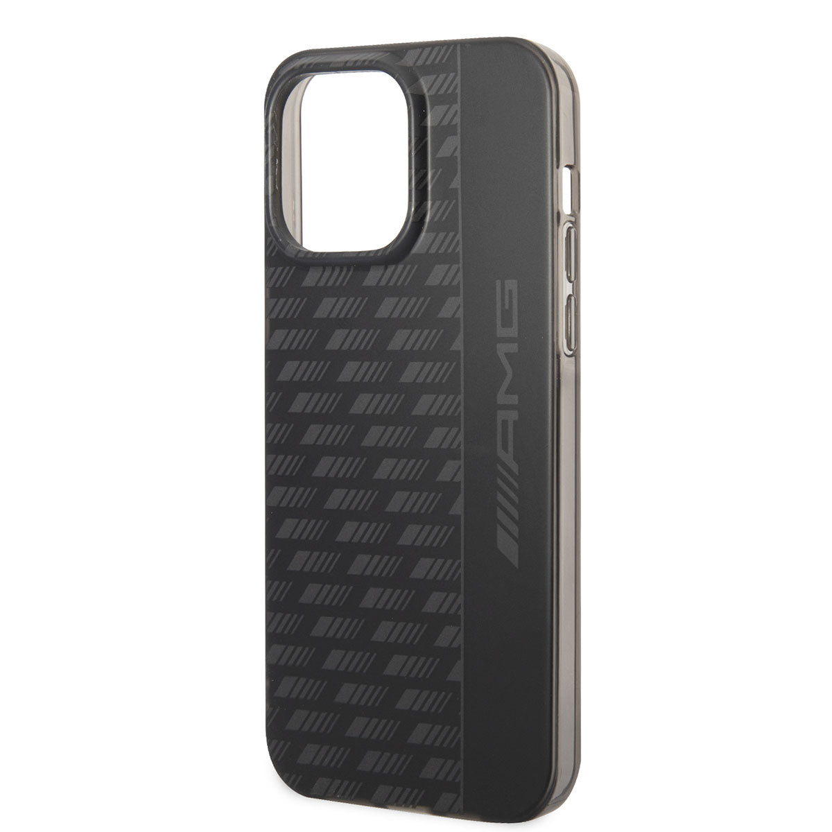 iPhone 14 Pro Kılıf AMG Frosted Buzlu PC Karbon Dizayn Kılıf Siyah