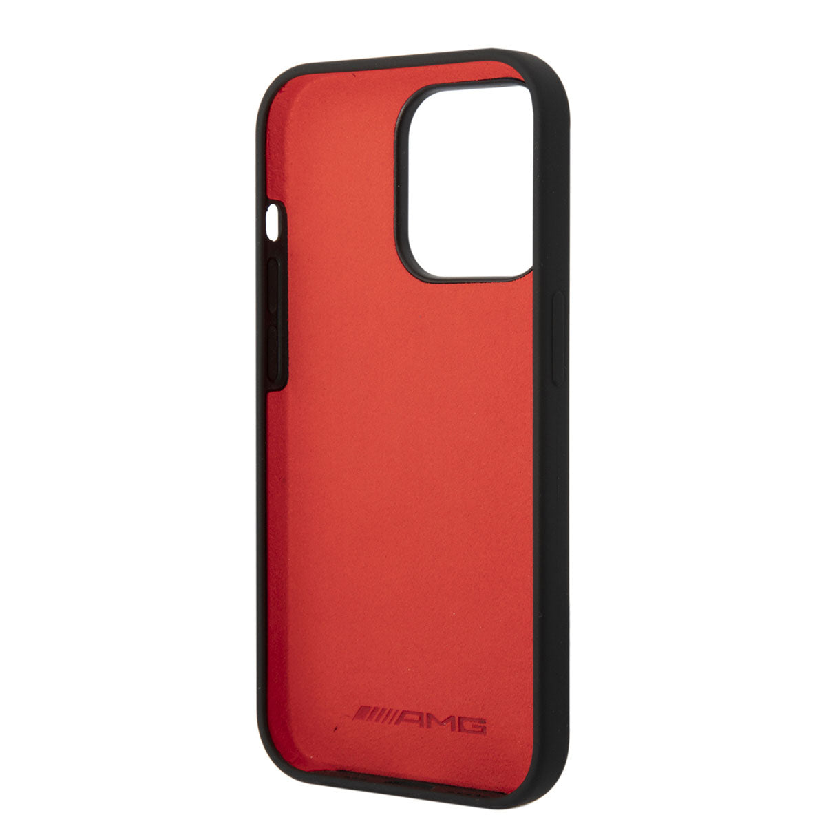 iPhone 14 Pro Kılıf AMG Liquid Silikon Damalı Bayrak Dizayn Kılıf Siyah-Beyaz