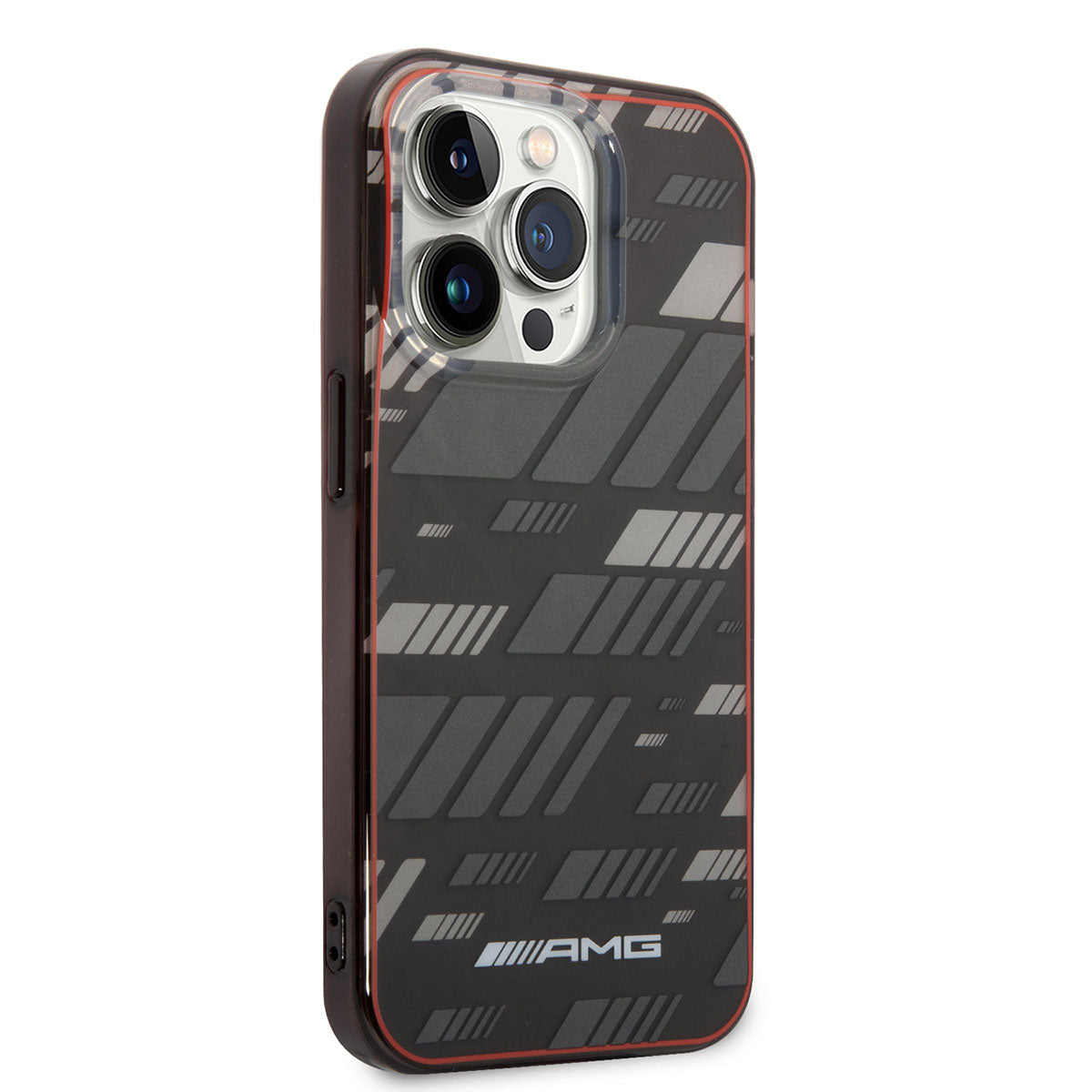 iPhone 14 Pro Kılıf AMG Transparan Çift Katmanlı Grafik Dizayn I Kılıf Siyah