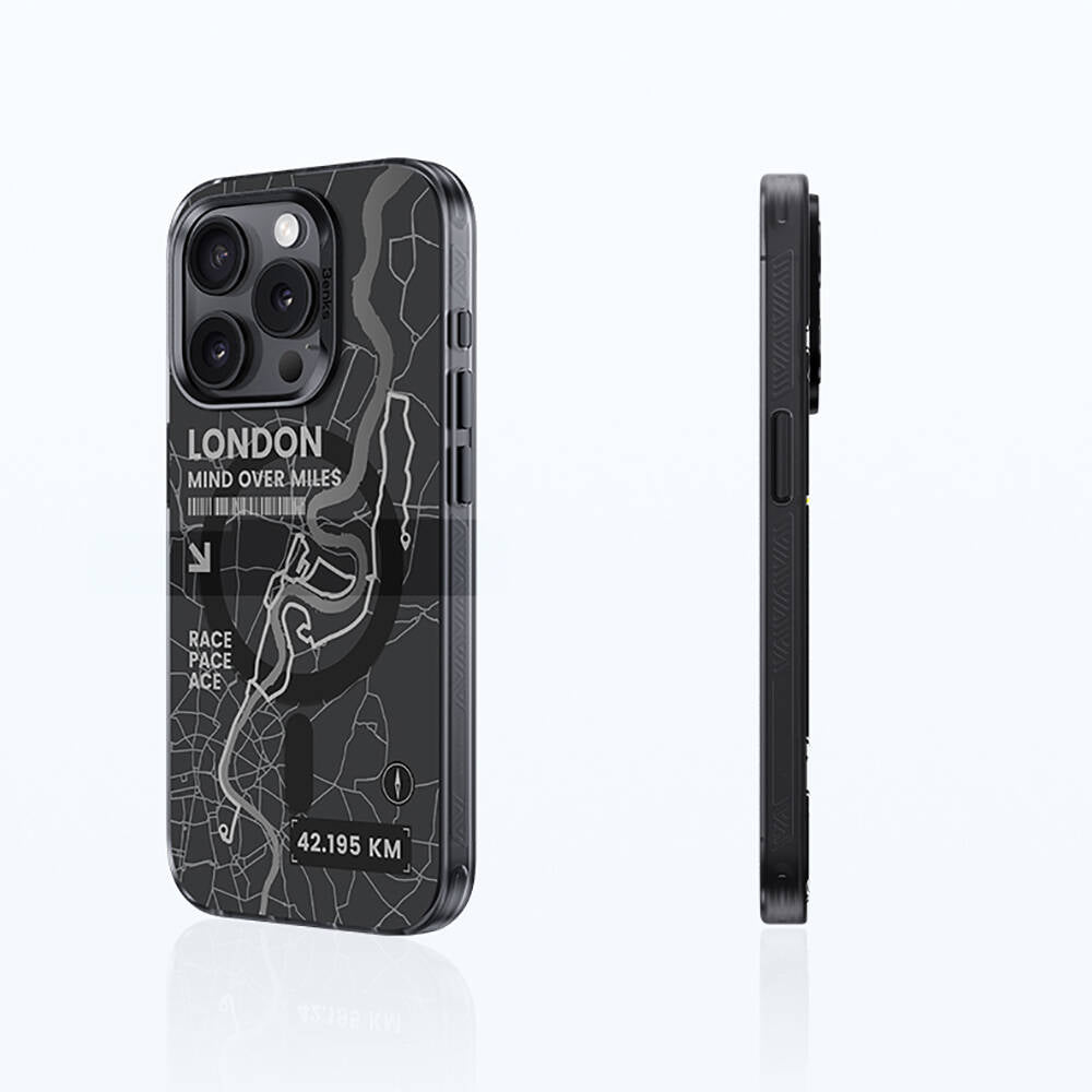 iPhone 14 Pro Kılıf Magsafe Şarj Özellikli Benks City Serisi Kılıf Mavi